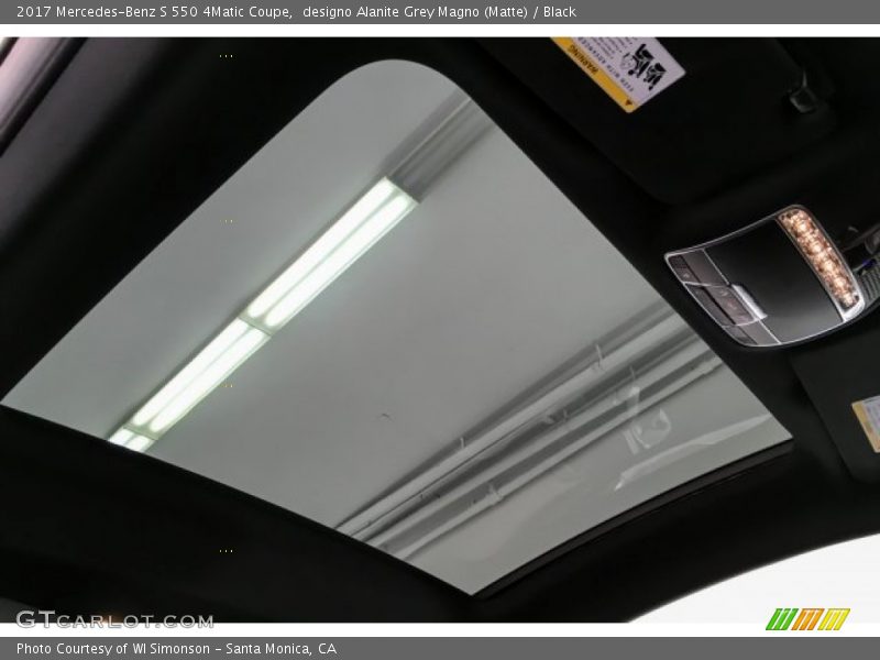 designo Alanite Grey Magno (Matte) / Black 2017 Mercedes-Benz S 550 4Matic Coupe