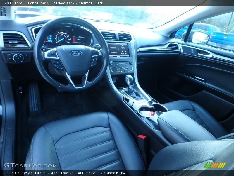 Shadow Black / Charcoal Black 2016 Ford Fusion SE AWD