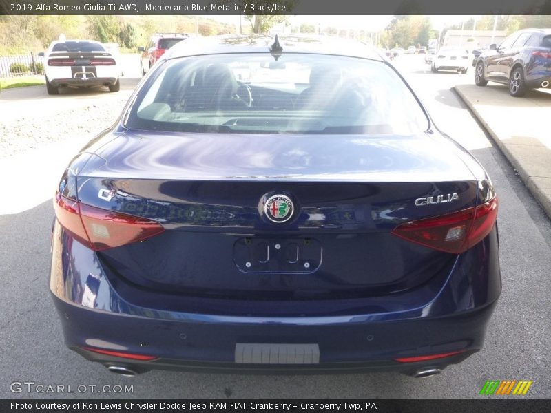 Montecarlo Blue Metallic / Black/Ice 2019 Alfa Romeo Giulia Ti AWD