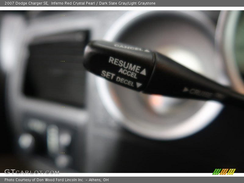 Inferno Red Crystal Pearl / Dark Slate Gray/Light Graystone 2007 Dodge Charger SE