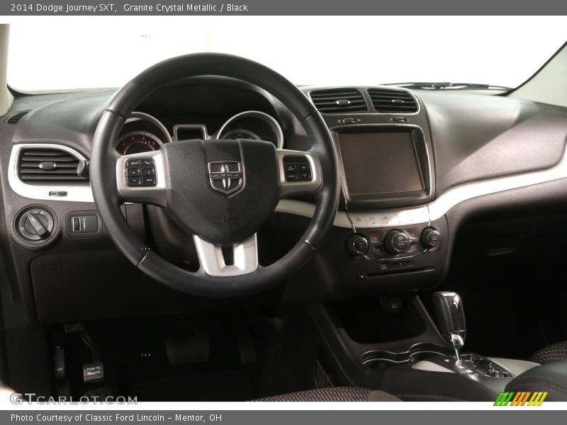 Granite Crystal Metallic / Black 2014 Dodge Journey SXT