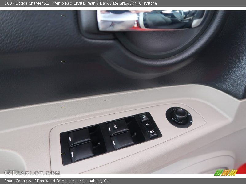 Inferno Red Crystal Pearl / Dark Slate Gray/Light Graystone 2007 Dodge Charger SE