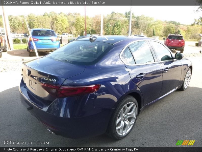 Montecarlo Blue Metallic / Black/Ice 2019 Alfa Romeo Giulia Ti AWD