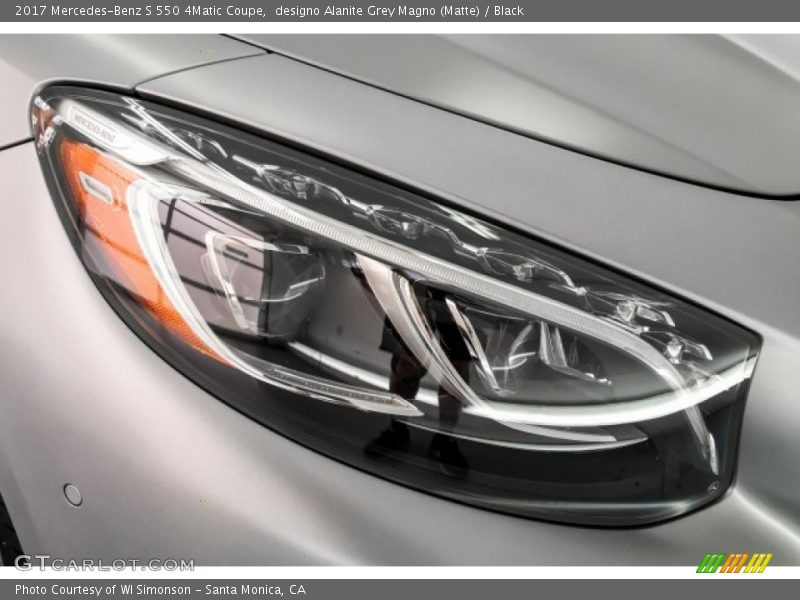 designo Alanite Grey Magno (Matte) / Black 2017 Mercedes-Benz S 550 4Matic Coupe