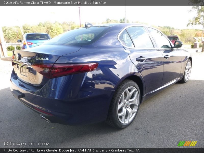 Montecarlo Blue Metallic / Black/Ice 2019 Alfa Romeo Giulia Ti AWD