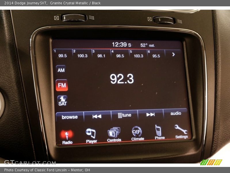 Granite Crystal Metallic / Black 2014 Dodge Journey SXT