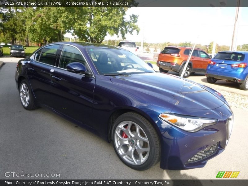 Front 3/4 View of 2019 Giulia Ti AWD