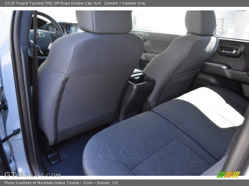 Cement / Cement Gray 2018 Toyota Tacoma TRD Off Road Double Cab 4x4