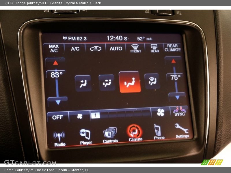 Granite Crystal Metallic / Black 2014 Dodge Journey SXT