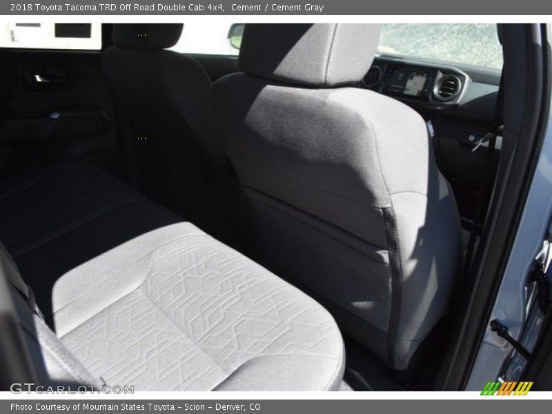 Cement / Cement Gray 2018 Toyota Tacoma TRD Off Road Double Cab 4x4