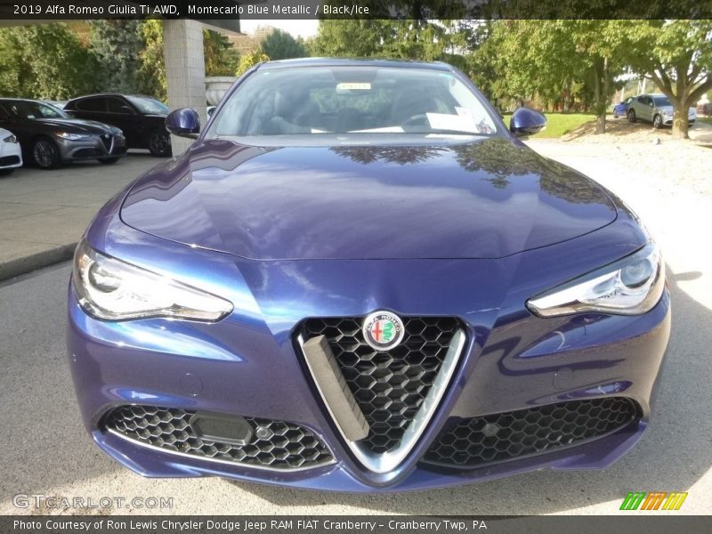 Montecarlo Blue Metallic / Black/Ice 2019 Alfa Romeo Giulia Ti AWD