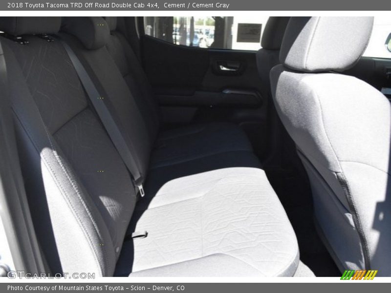 Cement / Cement Gray 2018 Toyota Tacoma TRD Off Road Double Cab 4x4