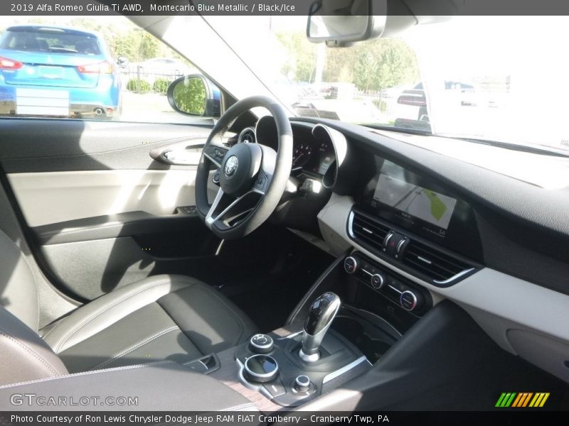 Montecarlo Blue Metallic / Black/Ice 2019 Alfa Romeo Giulia Ti AWD