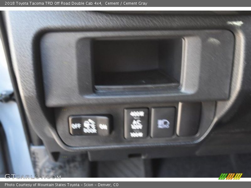 Cement / Cement Gray 2018 Toyota Tacoma TRD Off Road Double Cab 4x4