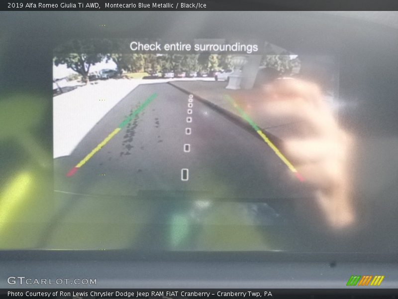 Montecarlo Blue Metallic / Black/Ice 2019 Alfa Romeo Giulia Ti AWD