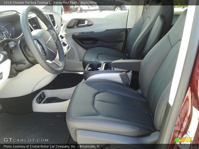 Velvet Red Pearl / Black/Alloy 2019 Chrysler Pacifica Touring L