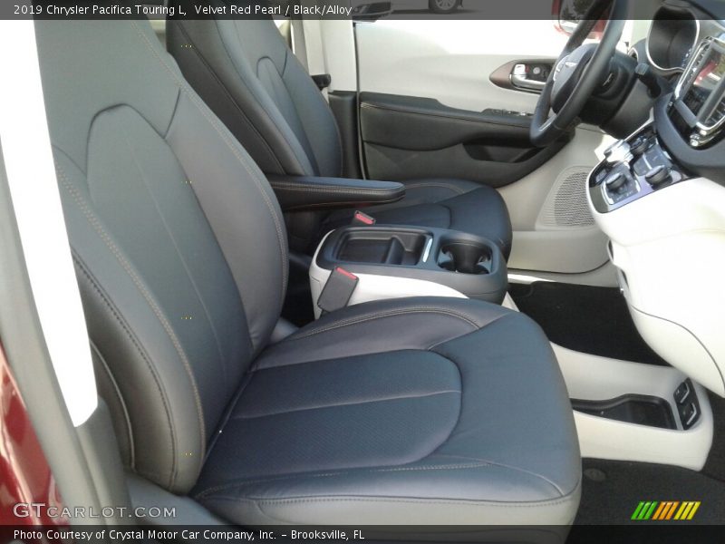Velvet Red Pearl / Black/Alloy 2019 Chrysler Pacifica Touring L
