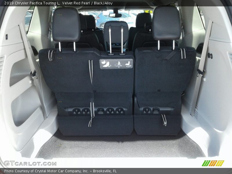 Velvet Red Pearl / Black/Alloy 2019 Chrysler Pacifica Touring L