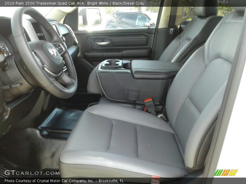 Front Seat of 2019 1500 Tradesman Quad Cab 4x4