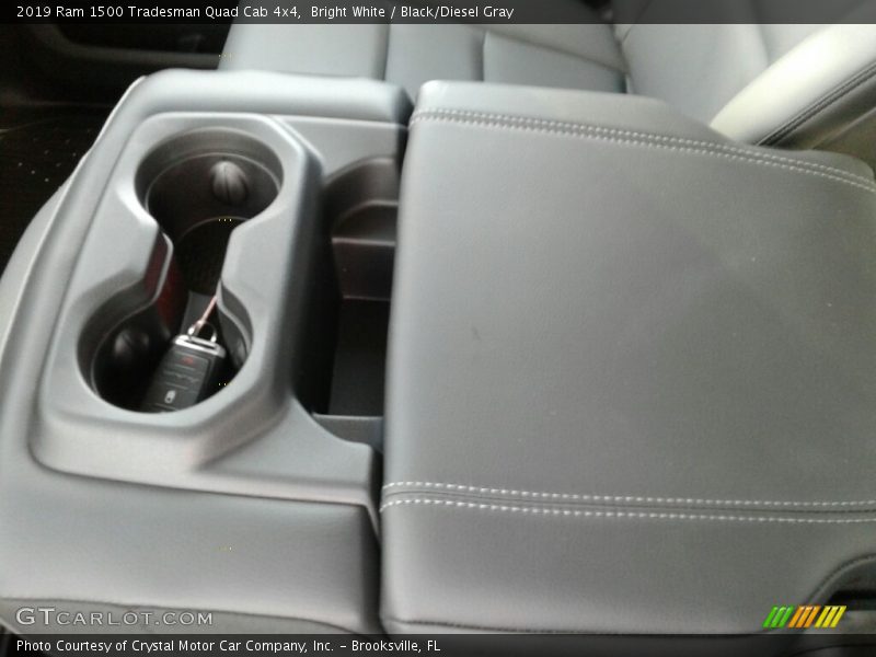Bright White / Black/Diesel Gray 2019 Ram 1500 Tradesman Quad Cab 4x4