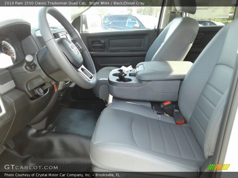 Front Seat of 2019 1500 Classic Tradesman Quad Cab