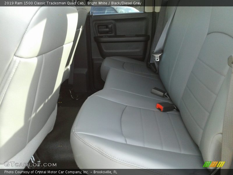 Rear Seat of 2019 1500 Classic Tradesman Quad Cab