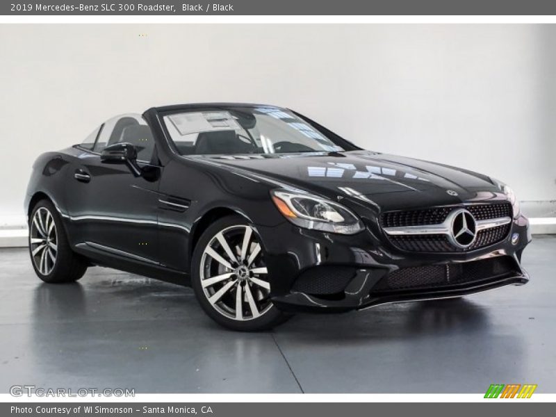 Black / Black 2019 Mercedes-Benz SLC 300 Roadster