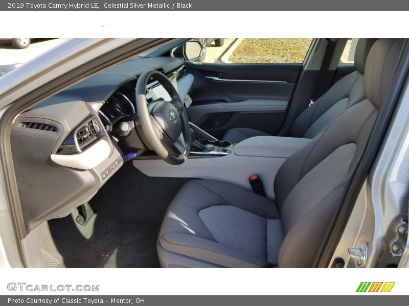 Front Seat of 2019 Camry Hybrid LE