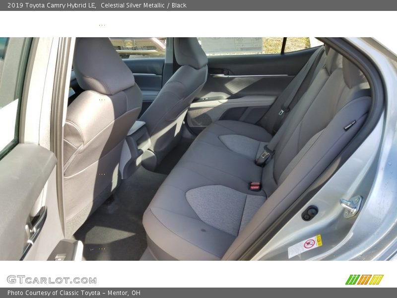 Rear Seat of 2019 Camry Hybrid LE