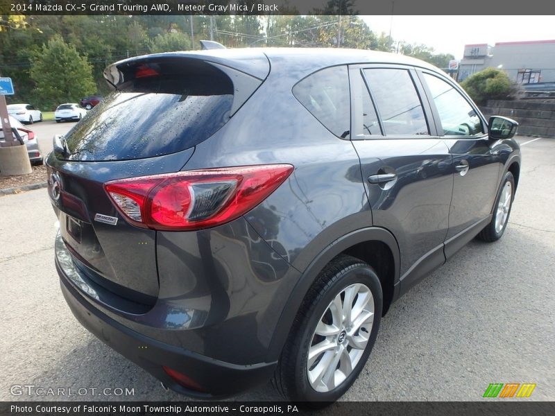 Meteor Gray Mica / Black 2014 Mazda CX-5 Grand Touring AWD