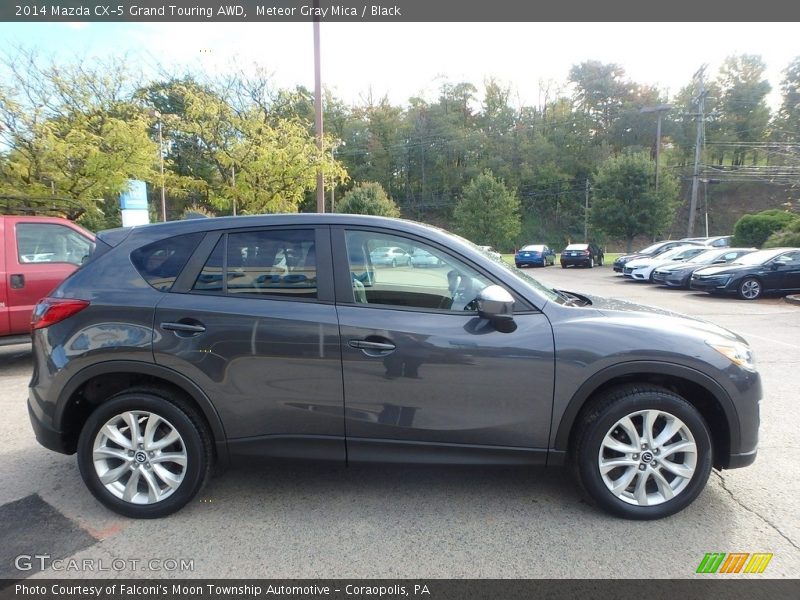 Meteor Gray Mica / Black 2014 Mazda CX-5 Grand Touring AWD