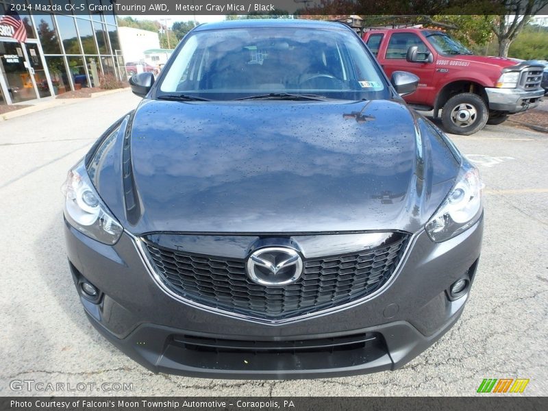 Meteor Gray Mica / Black 2014 Mazda CX-5 Grand Touring AWD