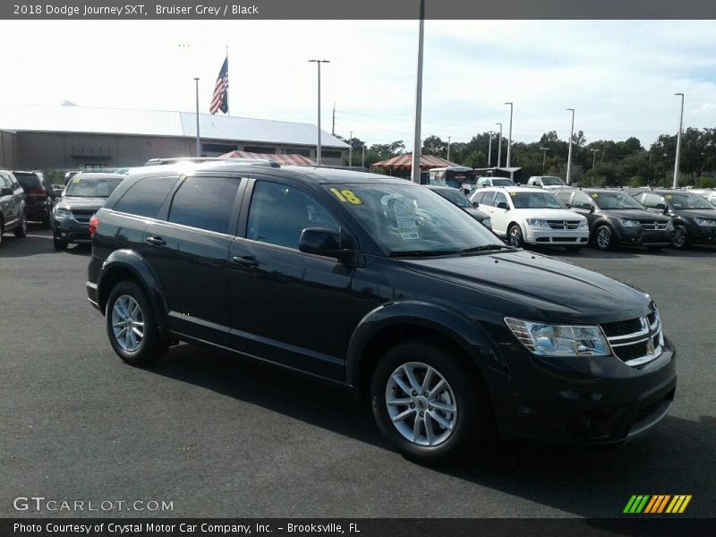 Bruiser Grey / Black 2018 Dodge Journey SXT