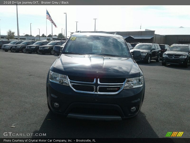 Bruiser Grey / Black 2018 Dodge Journey SXT