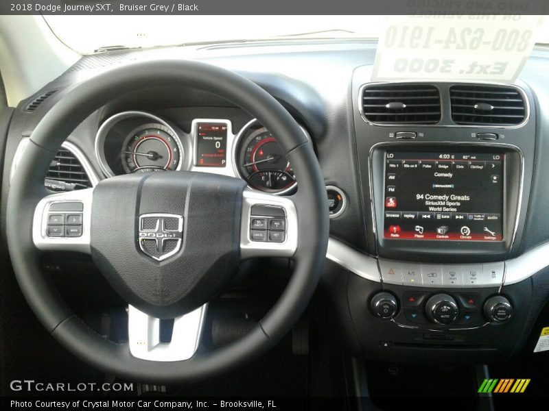 Bruiser Grey / Black 2018 Dodge Journey SXT