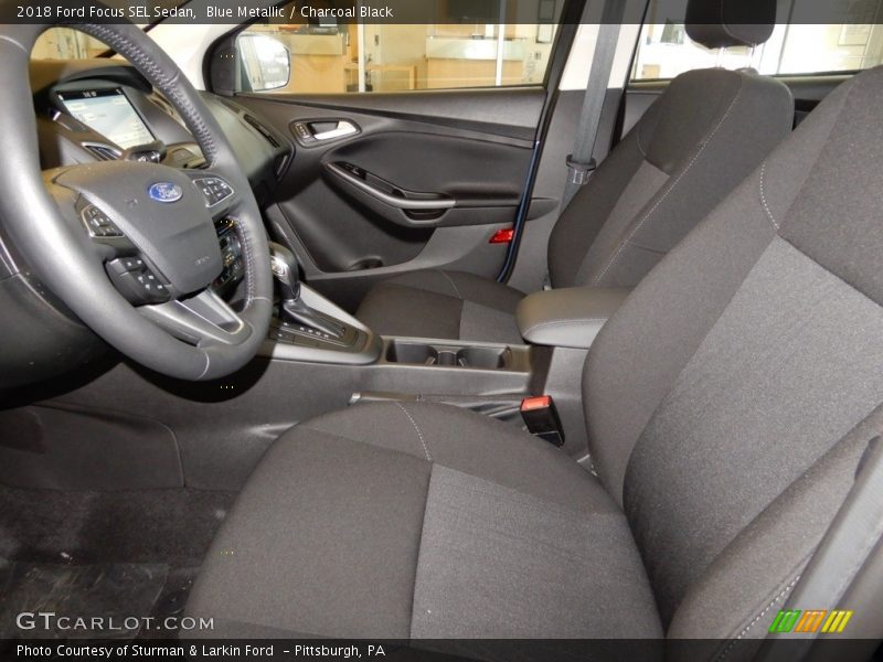 Blue Metallic / Charcoal Black 2018 Ford Focus SEL Sedan
