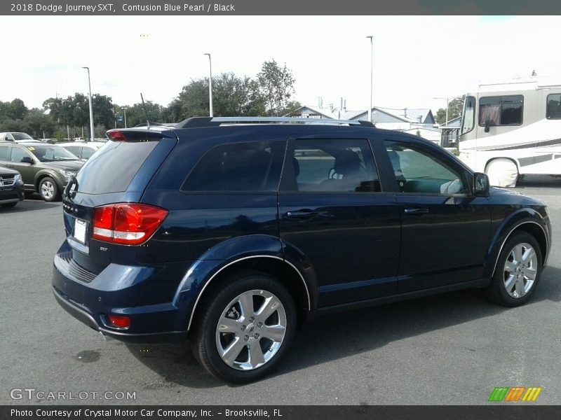 Contusion Blue Pearl / Black 2018 Dodge Journey SXT