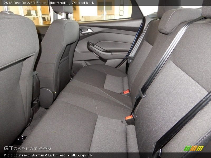 Blue Metallic / Charcoal Black 2018 Ford Focus SEL Sedan