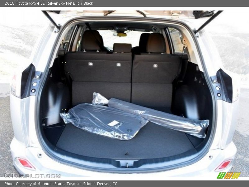 Silver Sky Metallic / Black 2018 Toyota RAV4 LE