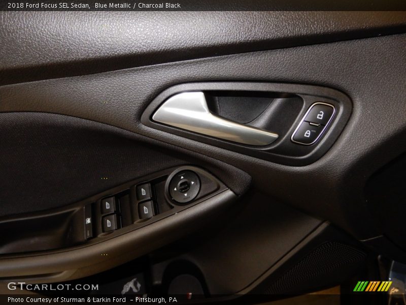 Blue Metallic / Charcoal Black 2018 Ford Focus SEL Sedan