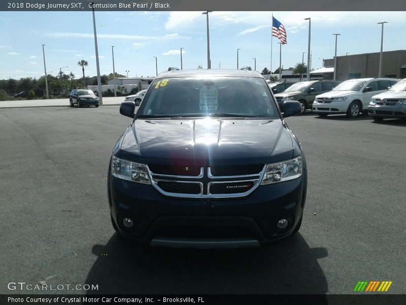 Contusion Blue Pearl / Black 2018 Dodge Journey SXT