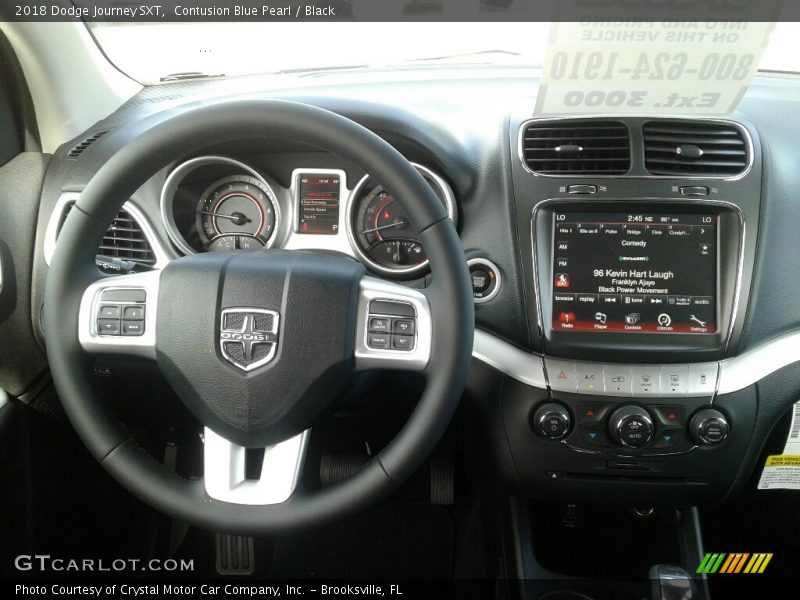 Contusion Blue Pearl / Black 2018 Dodge Journey SXT