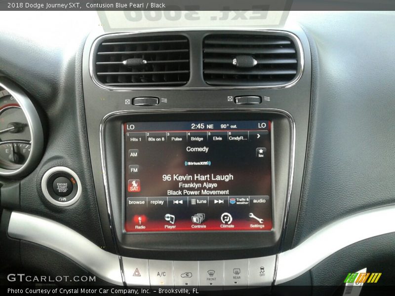 Contusion Blue Pearl / Black 2018 Dodge Journey SXT