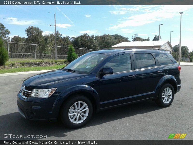 Contusion Blue Pearl / Black 2018 Dodge Journey SXT