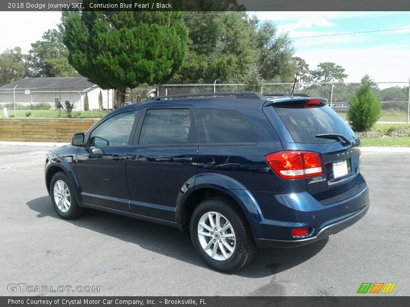 Contusion Blue Pearl / Black 2018 Dodge Journey SXT