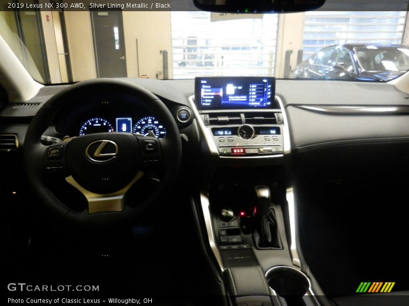 Silver Lining Metallic / Black 2019 Lexus NX 300 AWD