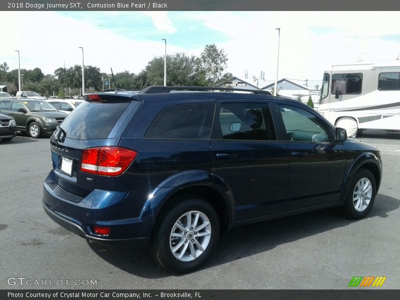Contusion Blue Pearl / Black 2018 Dodge Journey SXT