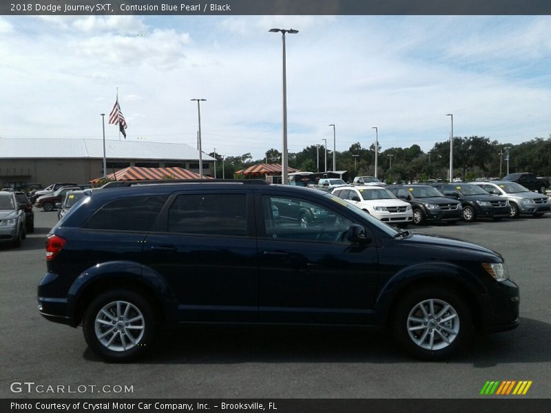 Contusion Blue Pearl / Black 2018 Dodge Journey SXT