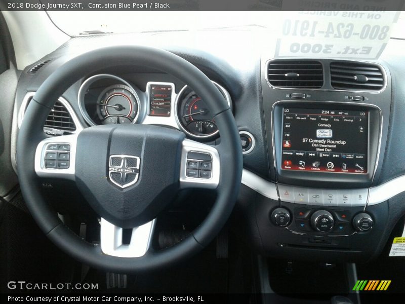 Contusion Blue Pearl / Black 2018 Dodge Journey SXT
