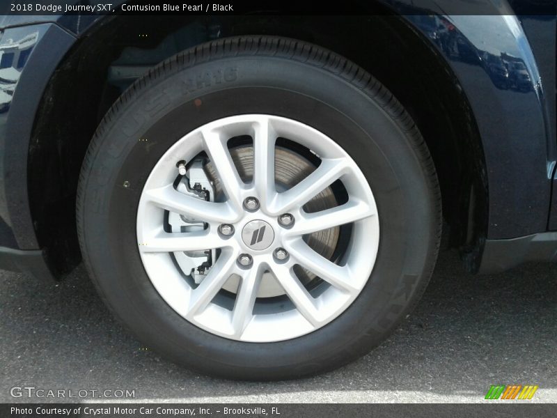Contusion Blue Pearl / Black 2018 Dodge Journey SXT